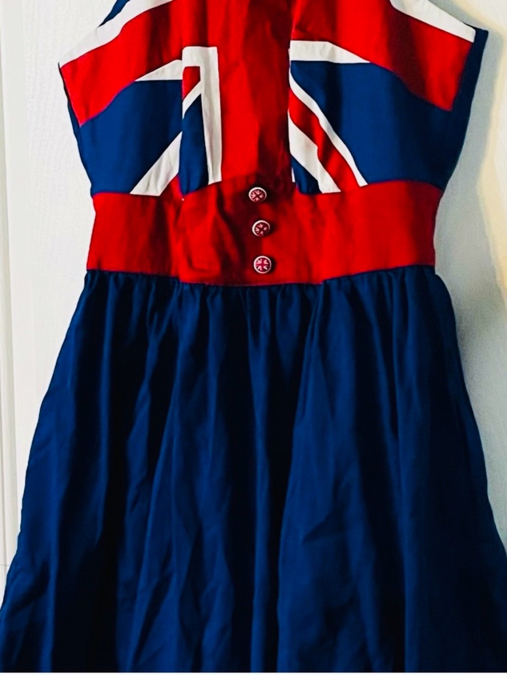 Her Uniform Marvel Red, Blue & White Union Jack Dress - Picture 3 of 11